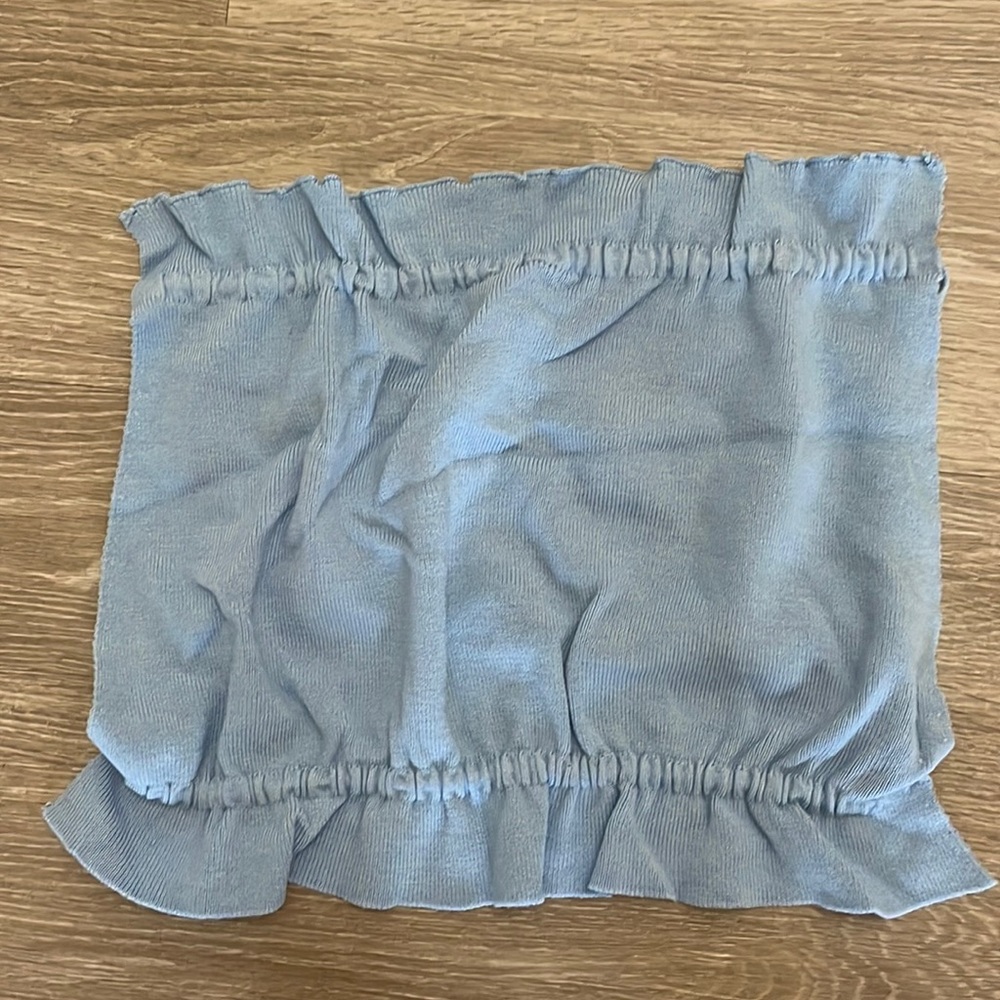 Crop backless top